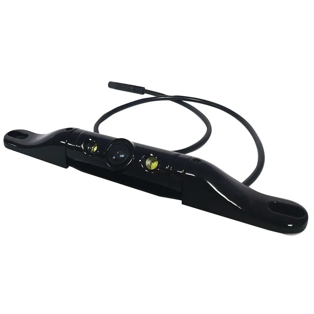Boyo Vision VTL422CLS Outdoor Bar-Type Short-Length 170° License Plate Camera with LEDs, Black (VTL422CLS)