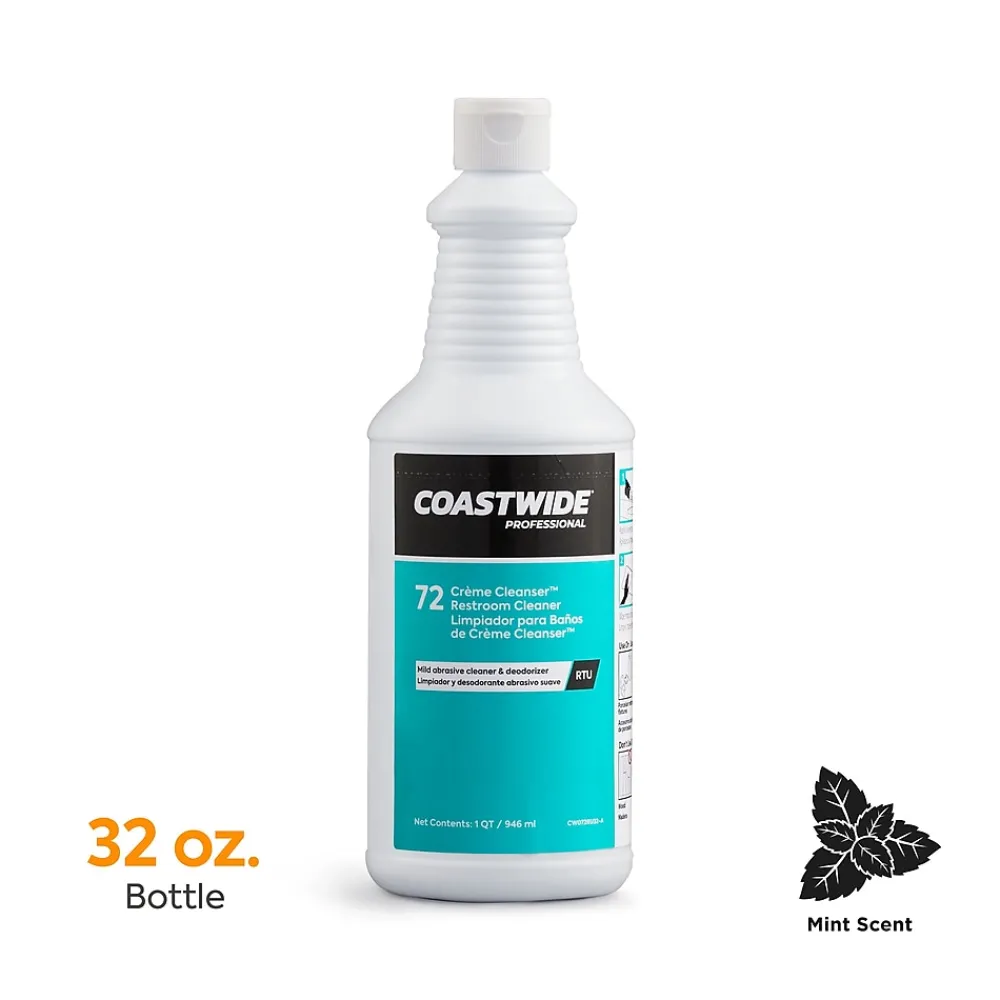 Brighton Professional™ Restroom Cleaner Creme Cleanser™, Ready To Use, Mint Scent, 32 Oz. (BPR430032-B)<Coastwide Professional Hot