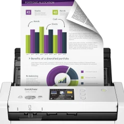Brother Desktop Scanner for Documents, Wireless, White (ADS-1700W)