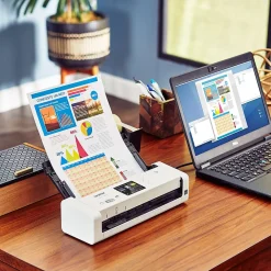 Brother Desktop Scanner for Documents, Wireless, White (ADS-1700W)