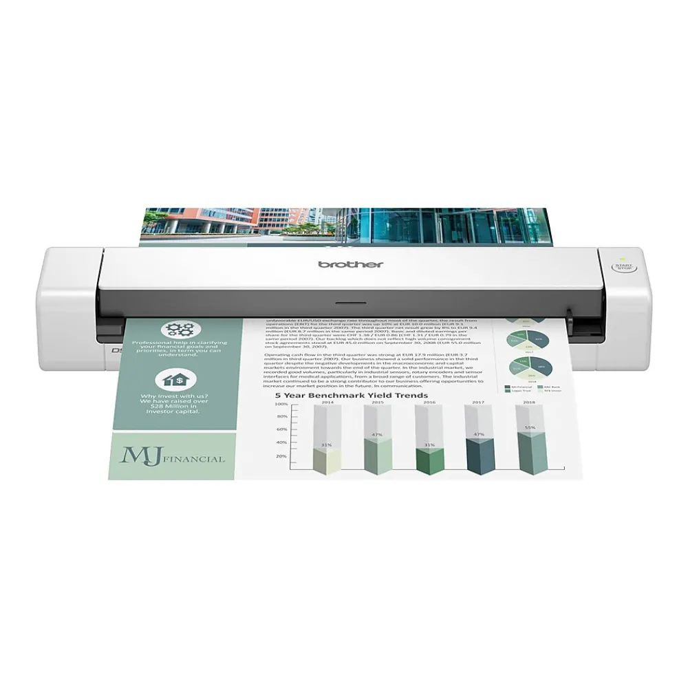 Brother DSmobile DS-740D Duplex Portable Scanner White