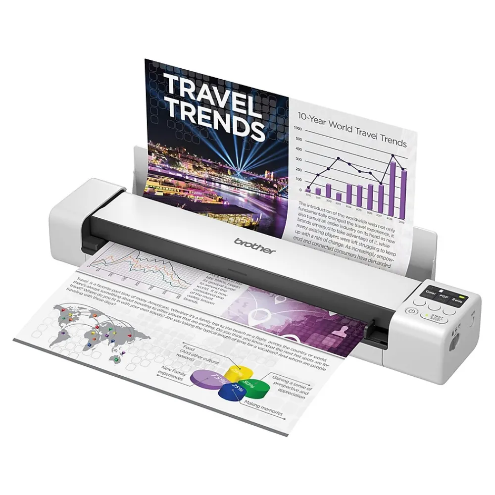 Brother DSmobile DS-940DW USB/Wireless Duplex Portable Scanner White