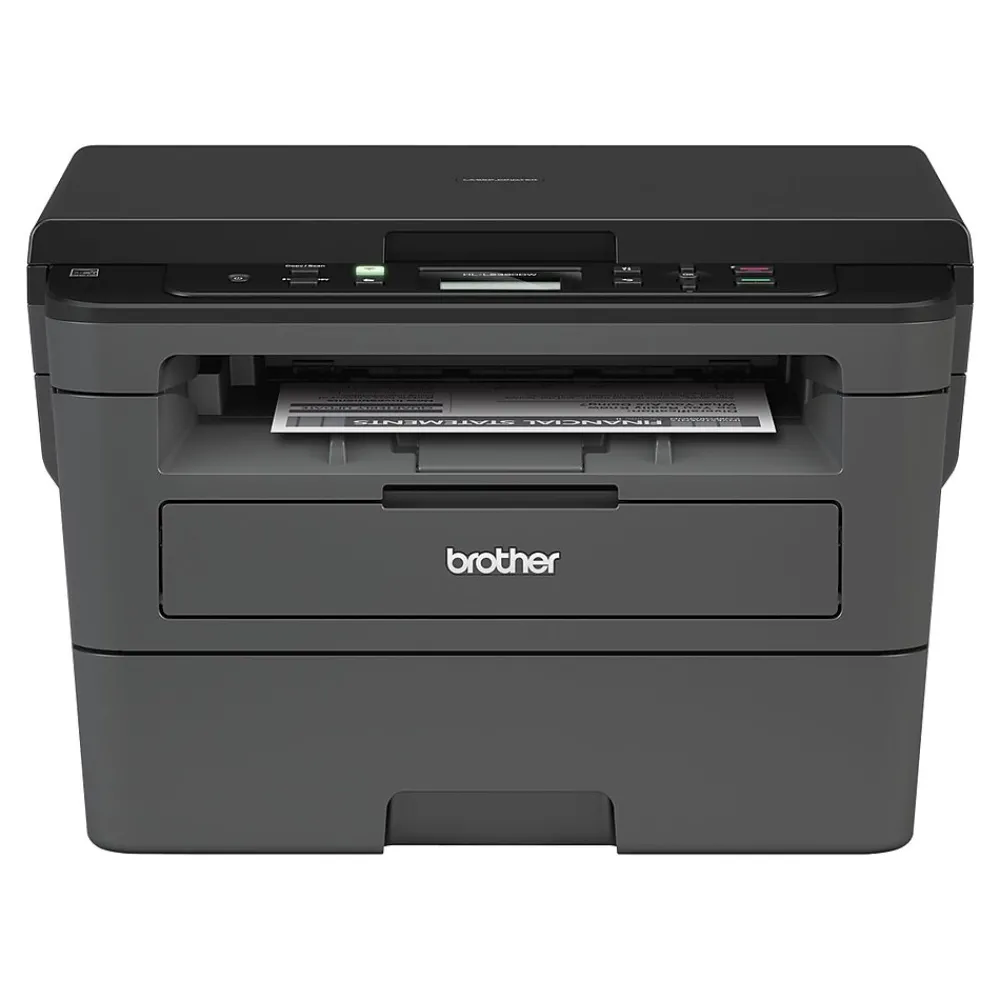 Brother HL-L2390DW Wireless Black & White Laser Printer, All-In-One, Print, Scan, Copy, Refresh Subscription Eligible