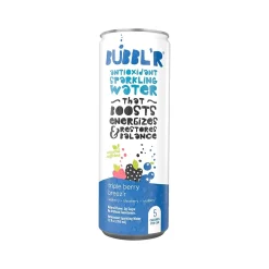 Bubbl'r Antioxidant Triple Berry Breez'r Flavored Sparkling Water, 12 fl. oz., 12 Cans/Carton (028435600282)