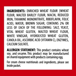 Burry Individually Wrapped Plain Bagel w/ Cream Cheese, 4.6 Oz, 6/Box (307-00370)