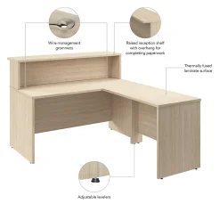 L-Desks*Bush Business Furniture Arrive 60