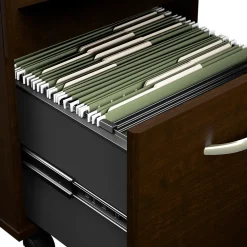 Office Desks*Bush Business Furniture Arrive 3 Drawer Mobile File Cabinet - Assembled, (ARF116MR-Z) Mocha Cherry
