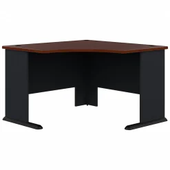 Office Desks*Bush Business Furniture Cubix 48"W Corner Desk, (WC90466A) Hansen Cherry/Galaxy