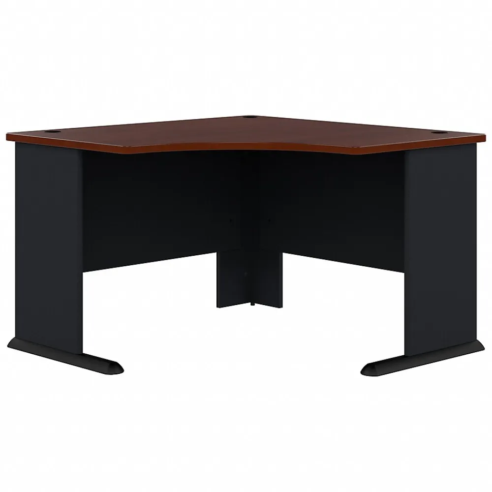 Corner Desks*Bush Business Furniture Cubix 48"W Corner Desk, (WC90466A) Hansen Cherry/Galaxy