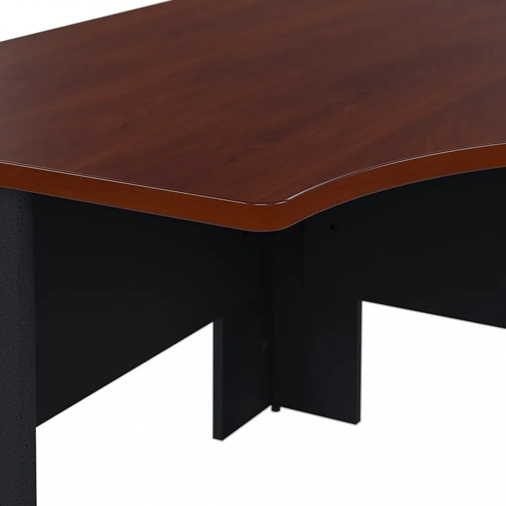 Corner Desks*Bush Business Furniture Cubix 48"W Corner Desk, (WC90466A) Hansen Cherry/Galaxy