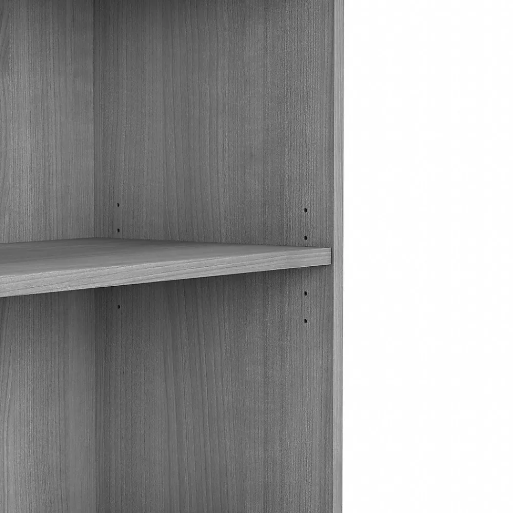 Bookcases*Bush Business Furniture 29"H 2-Shelf Bookcase with Adjustable Shelf, Platinum Gray (BK3036PG)