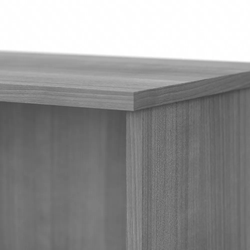 Bookcases*Bush Business Furniture 29"H 2-Shelf Bookcase with Adjustable Shelf, Platinum Gray (BK3036PG)