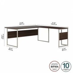 L-Desks*Bush Business Furniture Hybrid 72