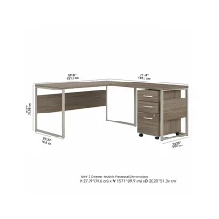 Office Desks*Bush Business Furniture Hybrid 60