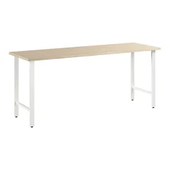 Office Desks*Bush Business Furniture Hustle 72"W Computer Desk with Metal Legs, Natural Elm (HUD172NE)