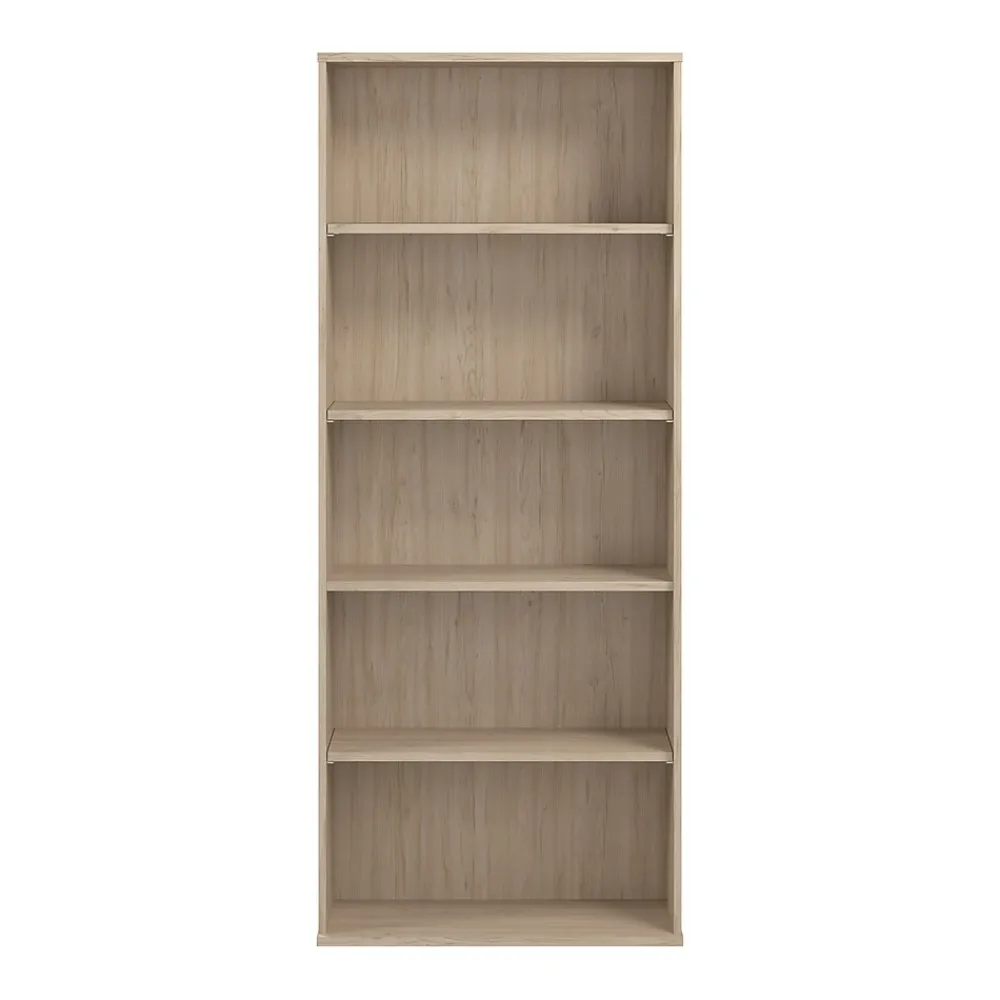 Bookcases*Bush Business Furniture Hustle Tall 5 Shelf Bookcase, Natural Elm (HUB230NE)
