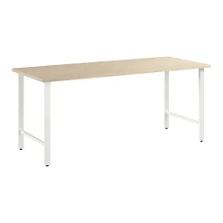 Office Desks*Bush Business Furniture Hustle 72"W Computer Desk with Metal Legs, Natural Elm (HUD272NE)