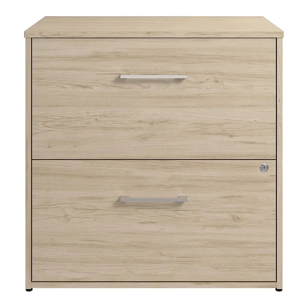 File Cabinets*Bush Business Furniture Hustle 2 Drawer Lateral File Cabinet, Natural Elm (HUF130NE)