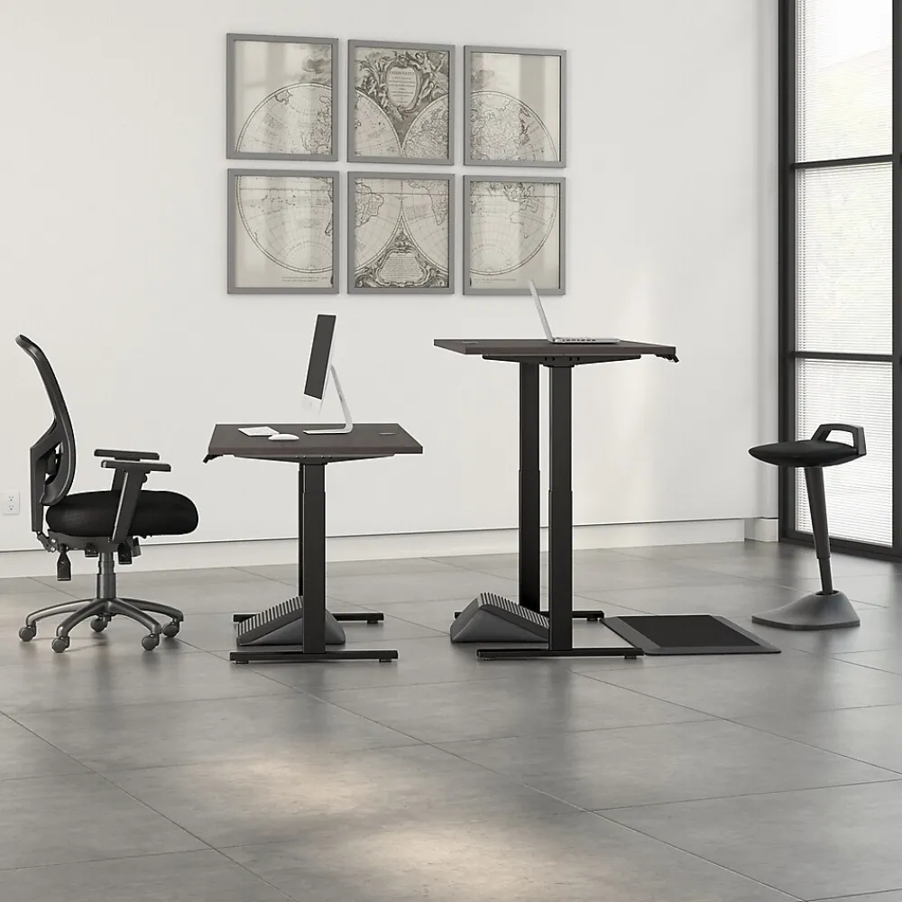 Standing Desks*Bush Business Furniture Move 60 Series 60"W Electric Height Adjustable Standing Desk, Storm Gray (M6S6030SGBK)