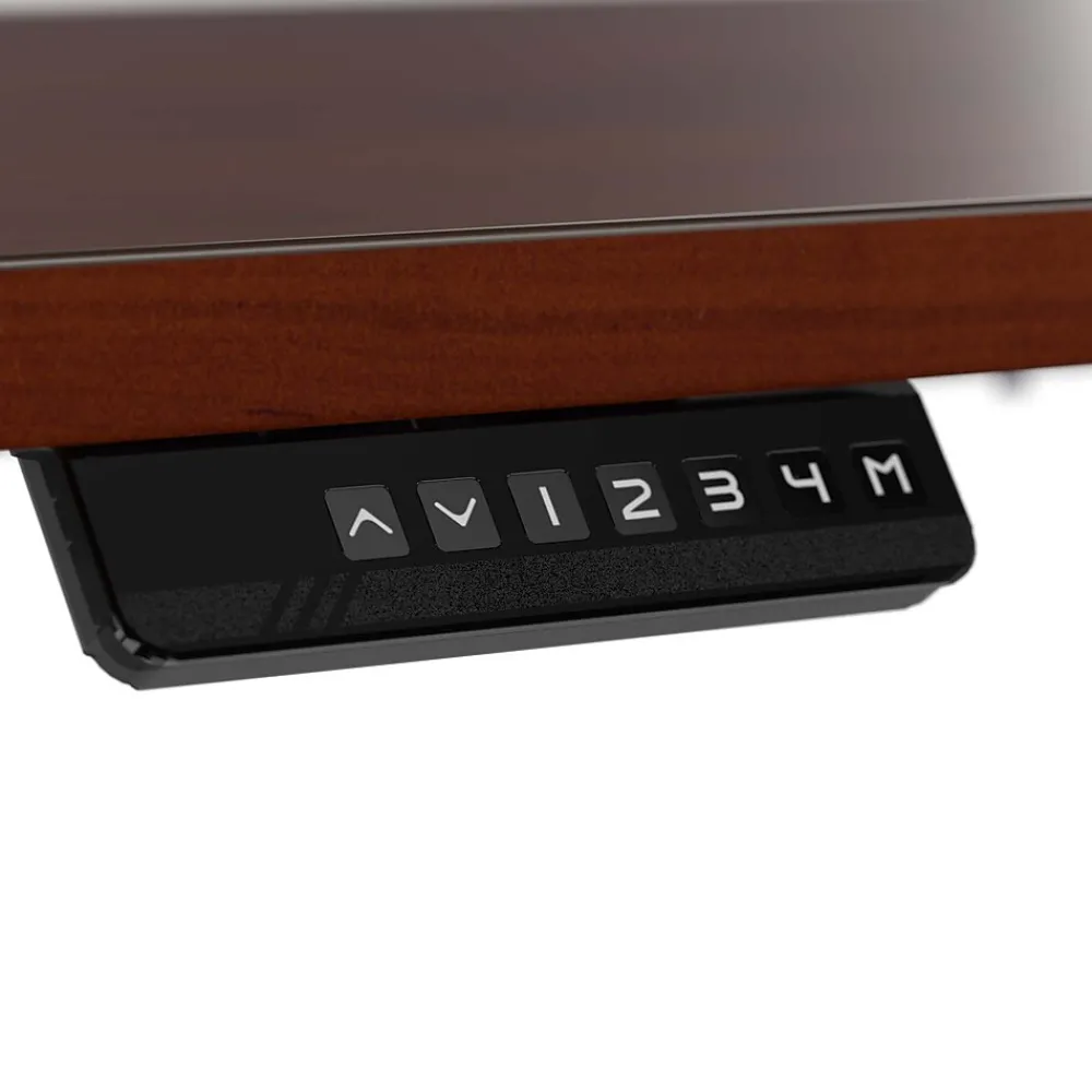 Standing Desks*Bush Business Furniture Move 40 Series 72"W Electric Height Adjustable Standing Desk, Hansen Cherry/Black (M4S7230HCBK)