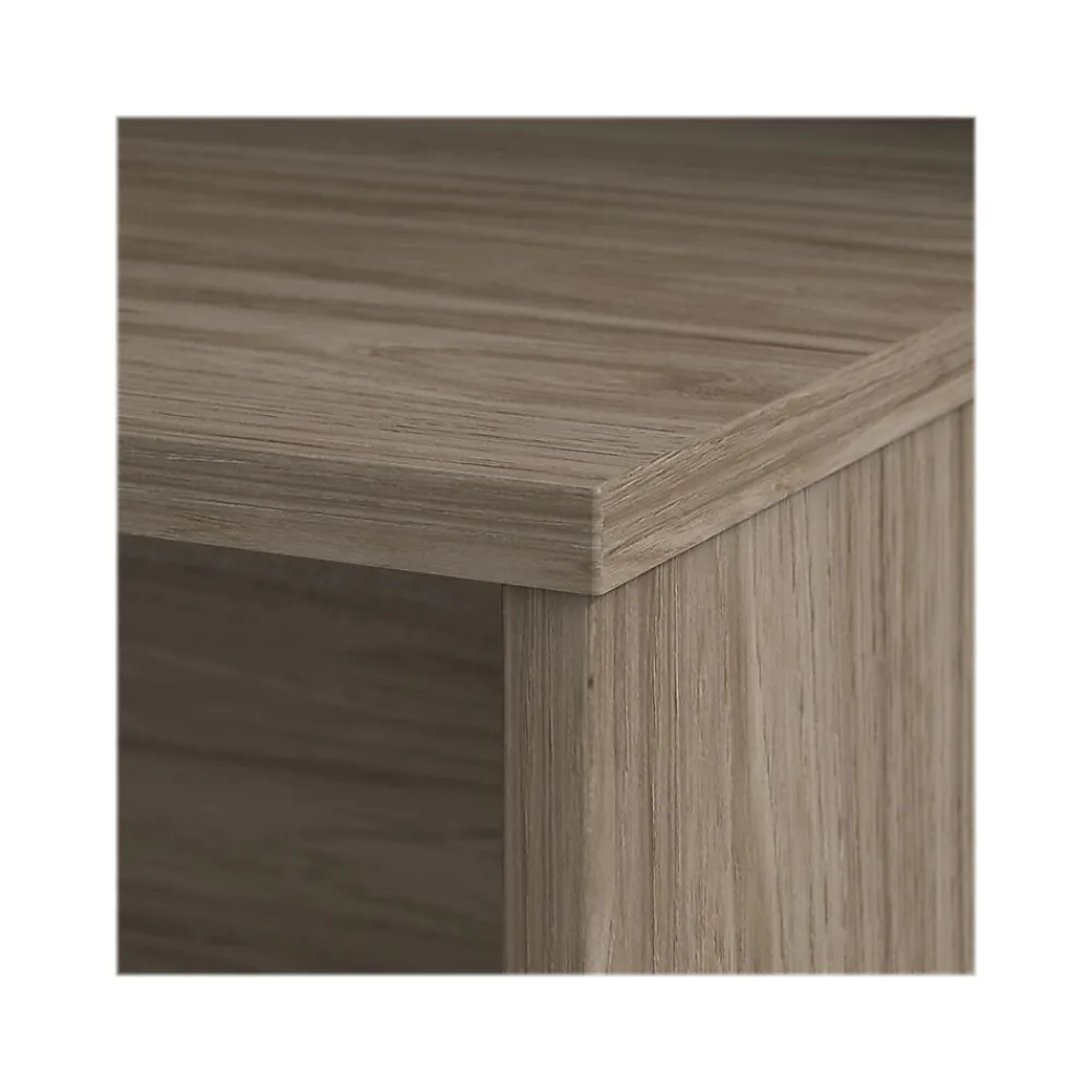 L-Desks*Bush Business Furniture Studio C 72"W L Shaped Desk with Return, (STC049MH) Modern Hickory
