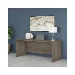 Computer Desks*Bush Business Furniture Studio C 72"W Office Desk, (SCD272MH) Modern Hickory
