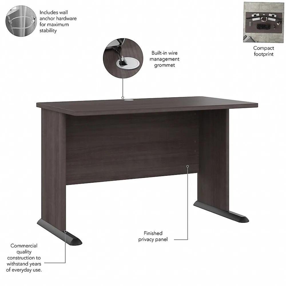 Computer Desks*Bush Business Furniture Studio A 48"W Computer Desk, Storm Gray (SDD248SG)