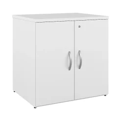 Storage Cabinets*Bush Business Furniture Studio C 30" Storage Cabinet with 2 Shelves, White (SCS130WH)