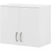Storage Cabinets*Bush Business Furniture Universal 24" Wall Cabinet with Doors and 2 Shelves, White (UNS428WH)
