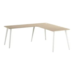 L-Desks*Bush Business Furniture Vista 72"W L Shaped Desk, Natural Elm (VST003NE)