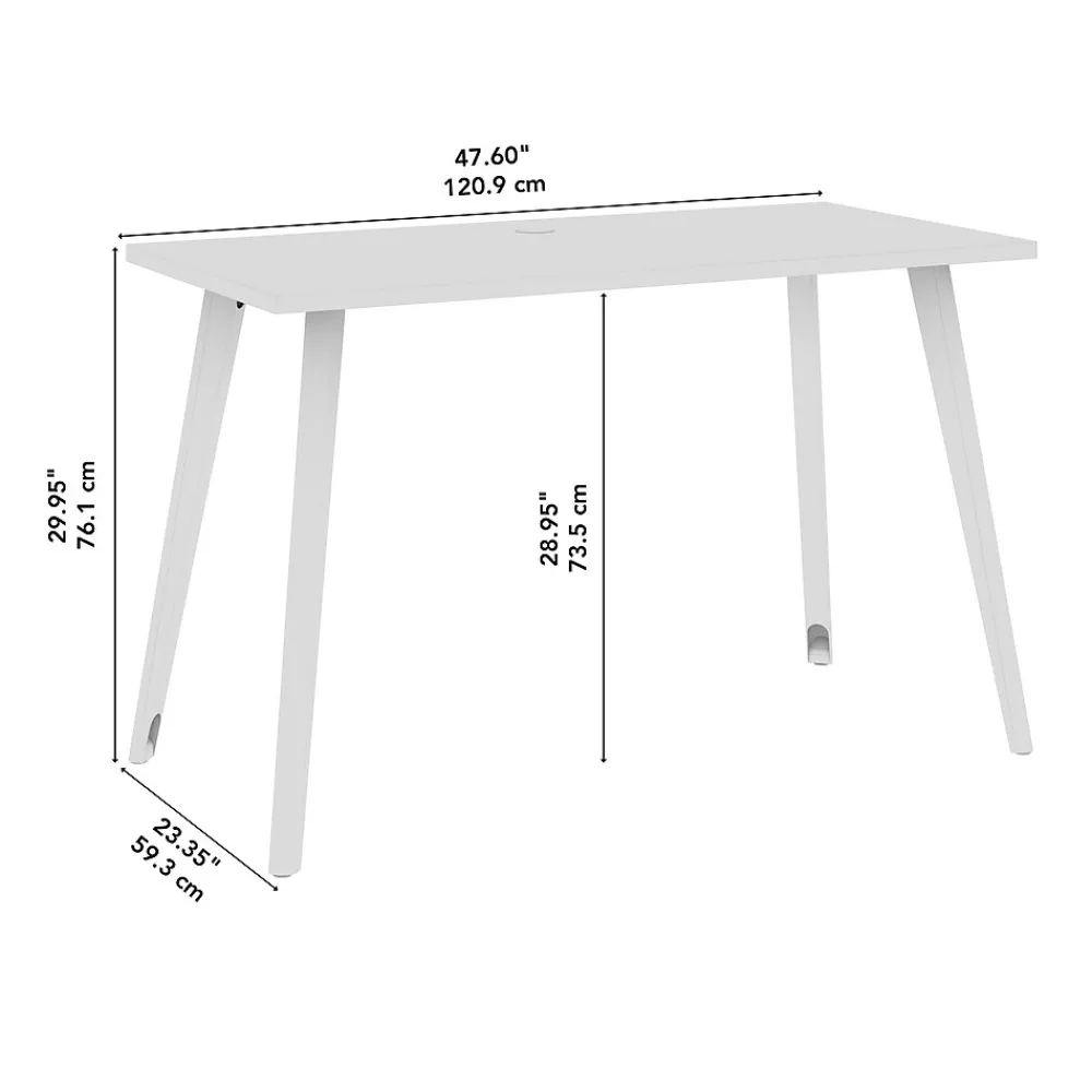 Office Desks*Bush Business Furniture Vista 48"W Computer Desk, Black Walnut (VSD148BW)