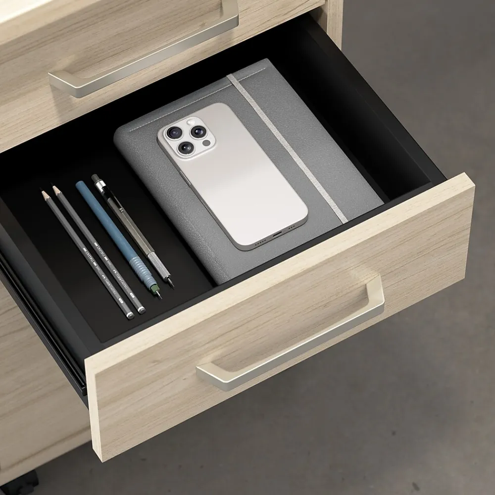 File Cabinets*Bush Business Furniture Vista 3 Drawer File Cabinet, Natural Elm (VSF116NESU)