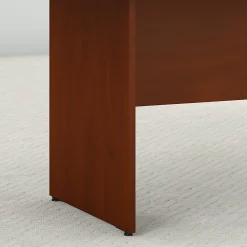 Conference Room Tables*Bush Business Furniture 72W x 36D Boat Shaped Conference Table with Wood Base, (99TB7236HC) Hansen Cherry