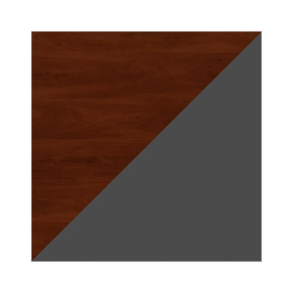 L-Desks*Bush Business Furniture Westfield 66"W L Shaped Desk with Return and File Cabinet, Gray (SRC083HCSU) Hansen Cherry/Graphite