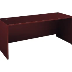 Office Desks*Bush Business Furniture Westfield 72"W Office Desk, (WC36736) Mahogany