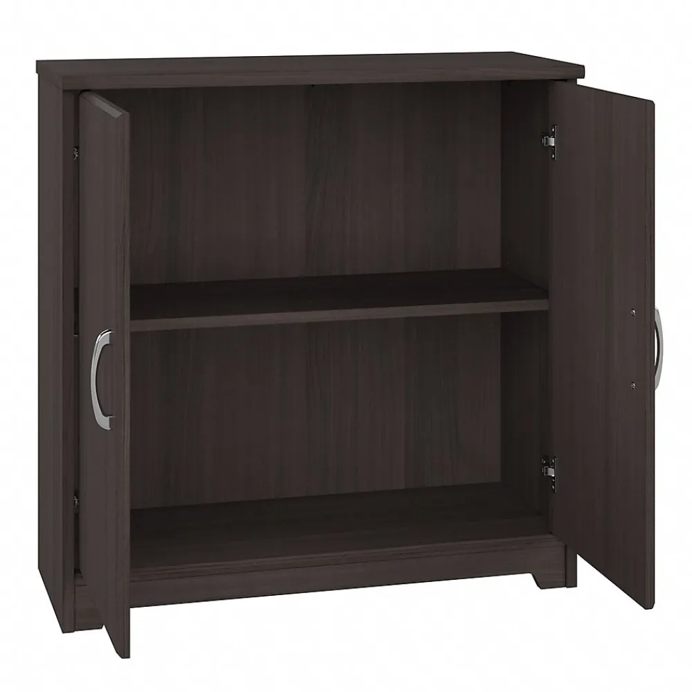 Storage Cabinets*Bush Furniture Cabot 30"H Small Storage Cabinet with 2 Shelves, (WC31798) Heather Gray