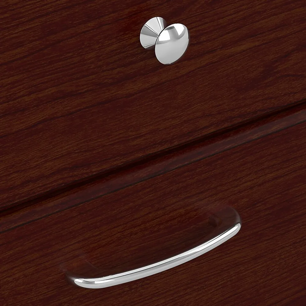 L-Desks*Bush Furniture Cabot 60"W L Shaped Computer Desk with Drawers, (CAB044HVC) Harvest Cherry