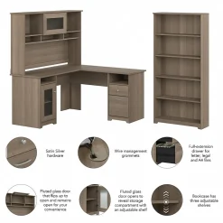 L-Desks*Bush Furniture Cabot 60