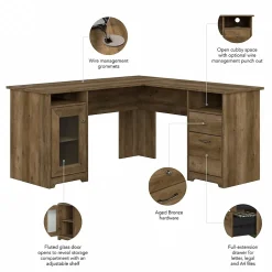 L-Desks*Bush Furniture Cabot 60