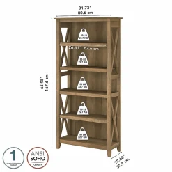 Bookcases*Bush Furniture Key West 66