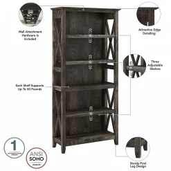 Bookcases*Bush Furniture Key West 66