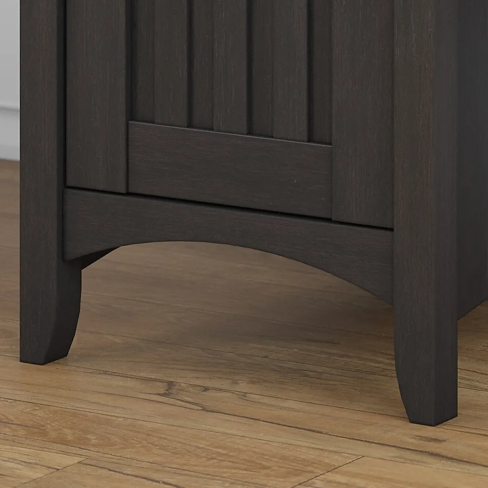 L-Desks*Bush Furniture Salinas 60"W L Shaped Desk with Storage, (SAD160VB-03) Vintage Black