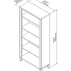 Bookcases*Bush Furniture Somerset 65.21