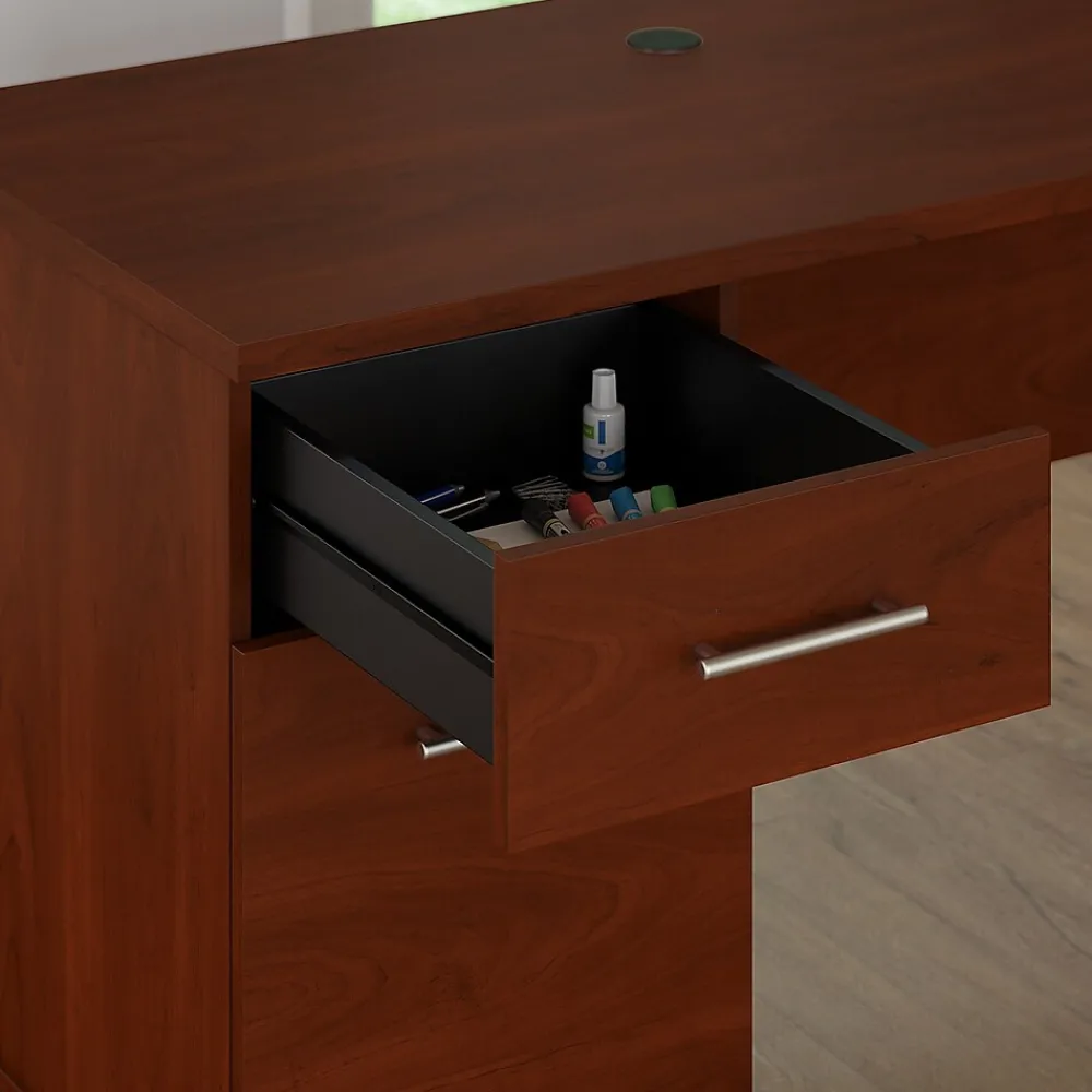 Computer Desks*Bush Furniture Somerset 72"W Office Desk with Drawers, (WC81772) Hansen Cherry
