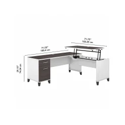 L-Desks*Bush Furniture Somerset 72