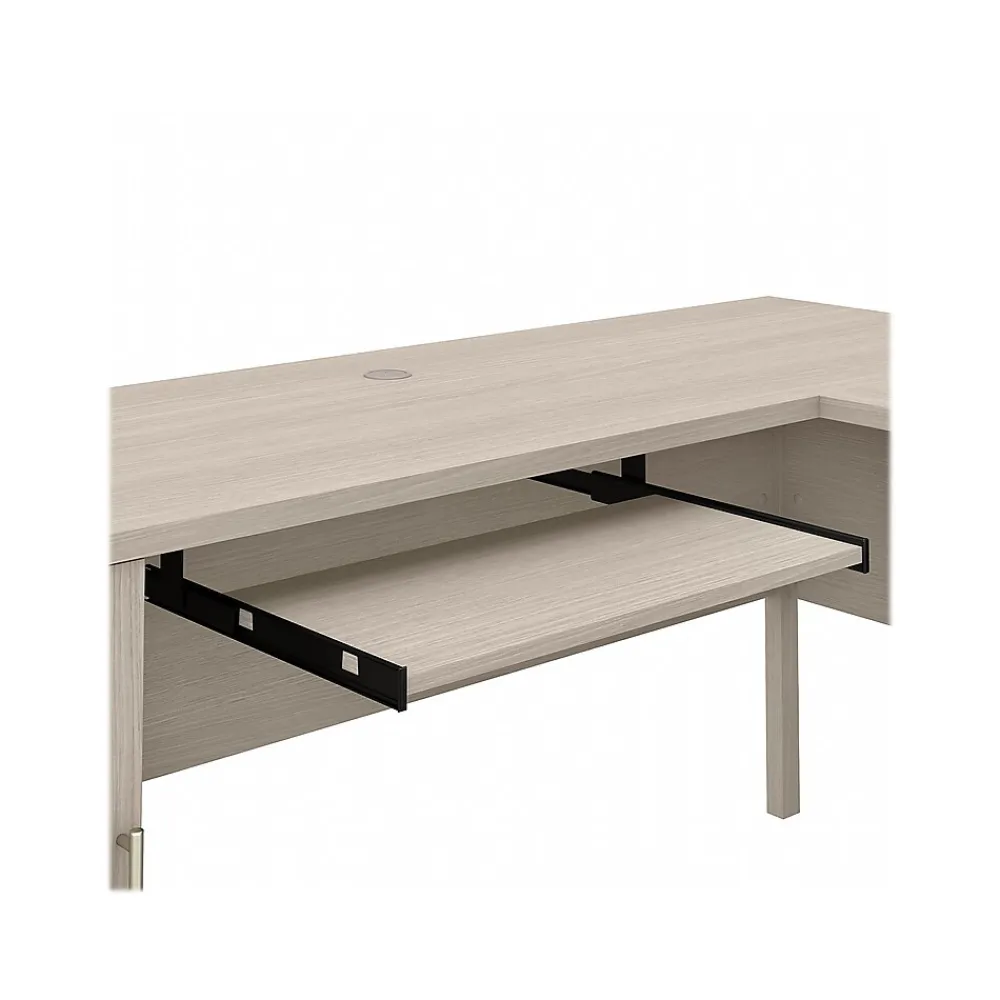 Computer Desks*Bush Furniture Somerset 72"W L Shaped Desk with Hutch, (SET001SO) Sand Oak