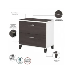 L-Desks*Bush Furniture Somerset 72