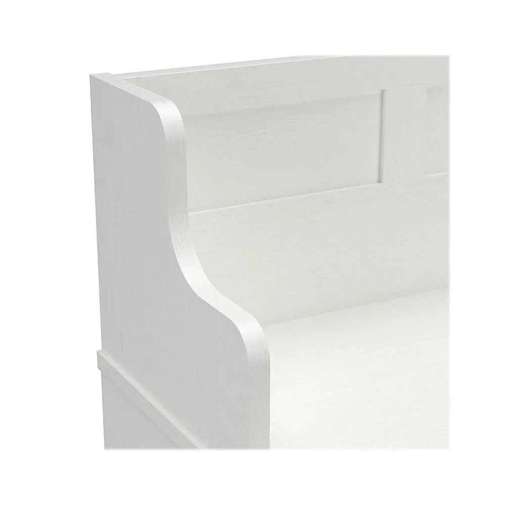 Storage Cabinets*Bush Furniture Woodland 40W Entryway Bench with Doors, White Ash (WDL005WAS)