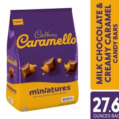 Cadbury CARAMELLO Miniatures Milk Chocolate and Caramel Candy Bars, 27.6 oz. (325-00012)