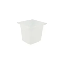 Cambro 1/6 Size 6" Deep Food Pan, 5 2/3" H x 6 1/3" W x 6 7/8" D, Clear (66PP190)